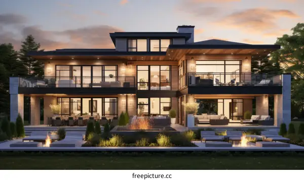 Luxury Two-Story Home with Pool and Landscaped Yard