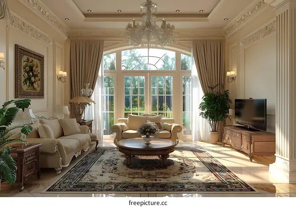 European style living room