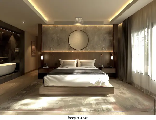 Modern Japanese Style Bedroom Interior Design