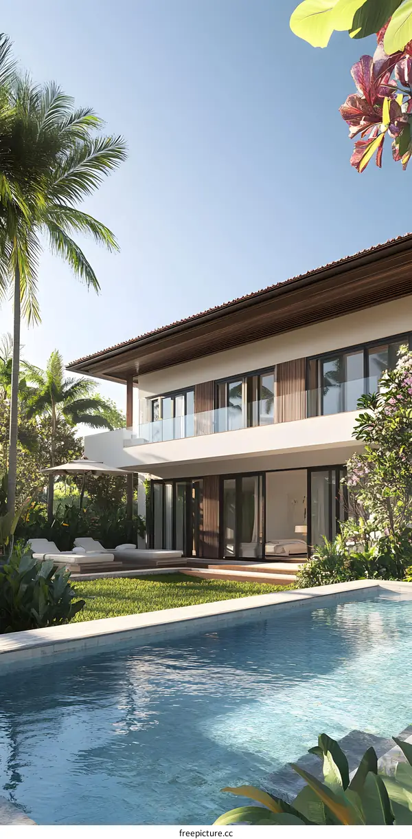 Modern Tropical Villa with Swimming Pool
