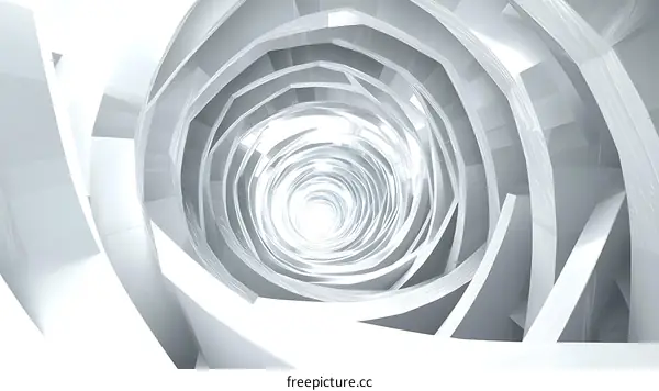 Abstract Architecture Spiral Structure
