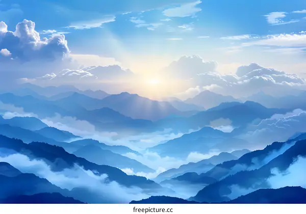 The majestic mountains