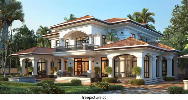 Elegant Modern Villa Exterior Design
