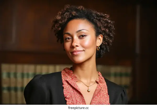 Professional African American Woman Portrait