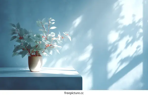 Stylish Minimalist Plant Pot Still Life Photography