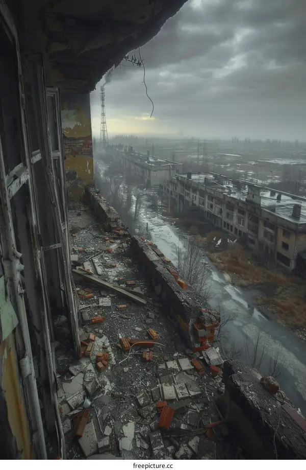 Ruins of an abandoned city