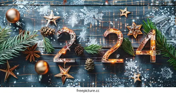 Christmas and New Year decoration 2024