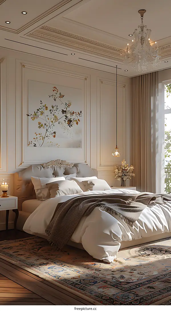 European-style bedroom renderings