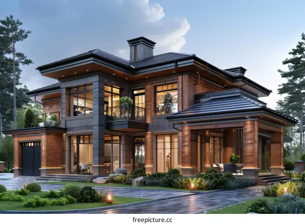 Three-Story Cottage with a Classic Suburban Appeal