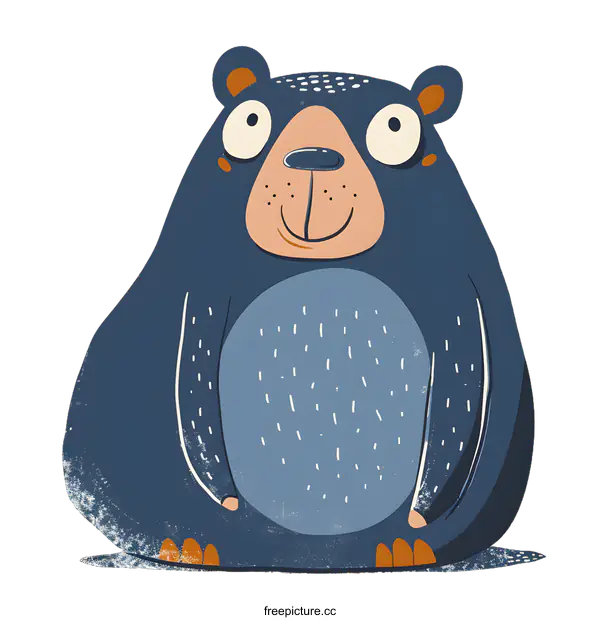 [Transparent Background PNG]Cute Cartoon Bear Illustration