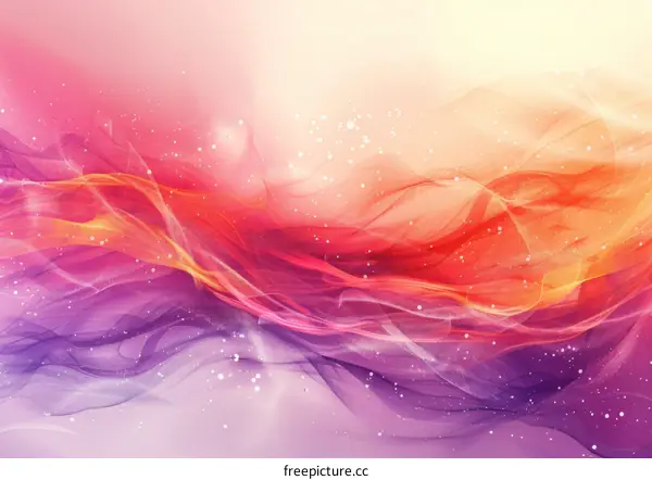 Dreamy Colorful Wave Background
