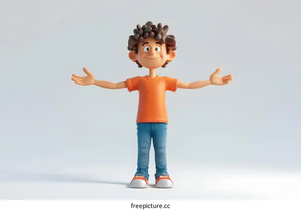 3d cartoon character