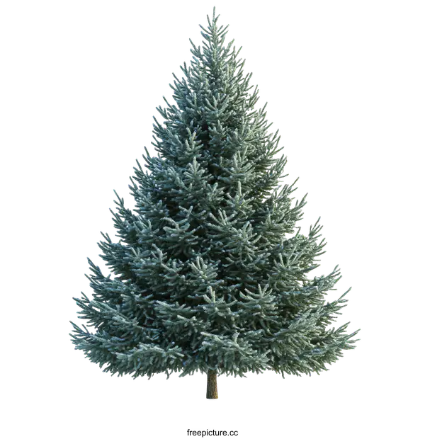 [Transparent Background PNG]Snowy Christmas Tree Illustration