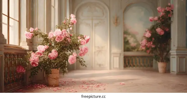 Romantic Rose Garden Interior Design