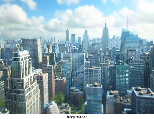 New York City Skyline Illustration