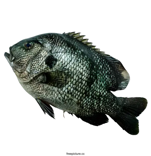 [Transparent Background PNG]Black Sea Bass Centropristis striata