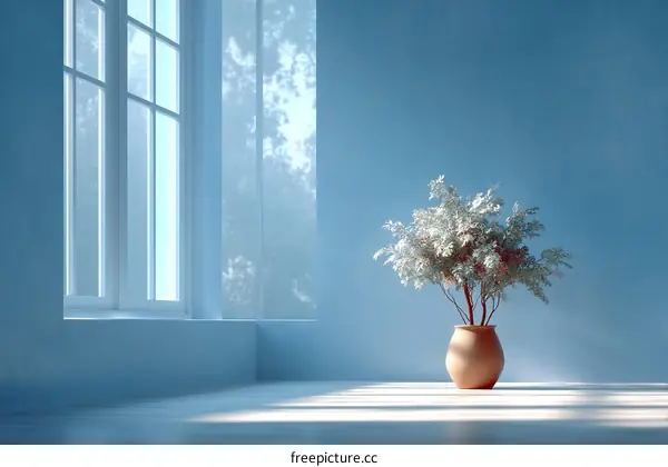 Simple Modern Interior Design with a Plant