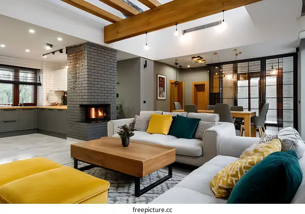 Modern European Living Room Interior Design