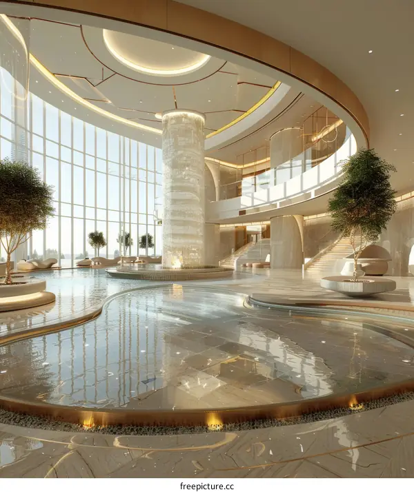 Luxury Hotel Lobby Interior Design
