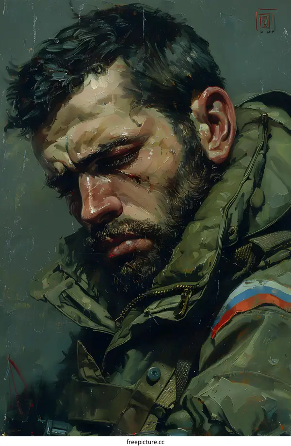 Portrait of a man in military uniform