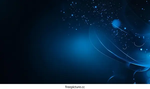 Abstract Blue Digital Design Background