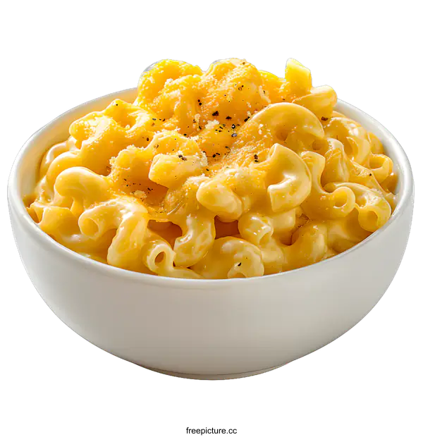 [Transparent Background PNG]bowl of macaroni and cheese
