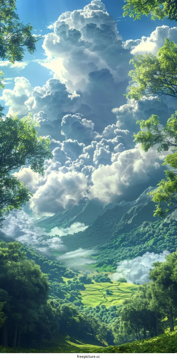 Stunning Cloud Mountain Valley View