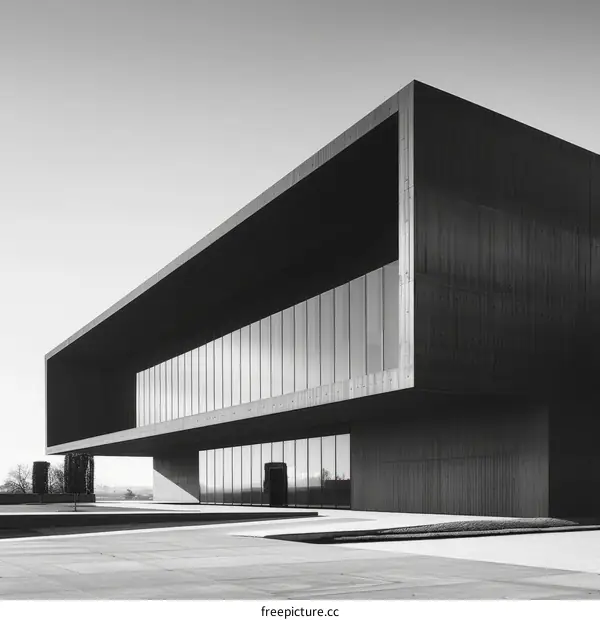 Brutalism Architecture: A Black and White Study