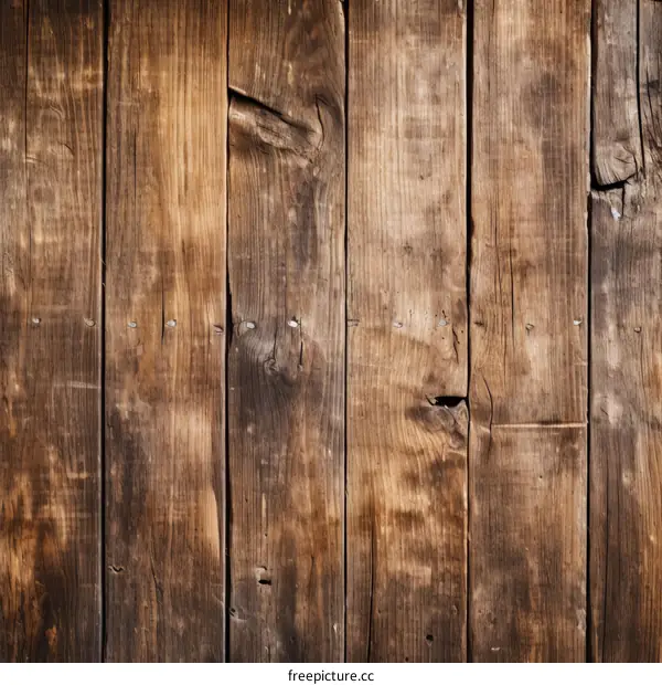 Old wooden fence planks background