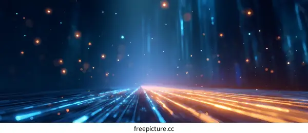 Abstract Digital Technology Futuristic Background