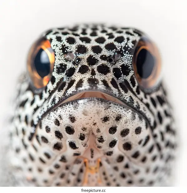 A close-up of a frogfish