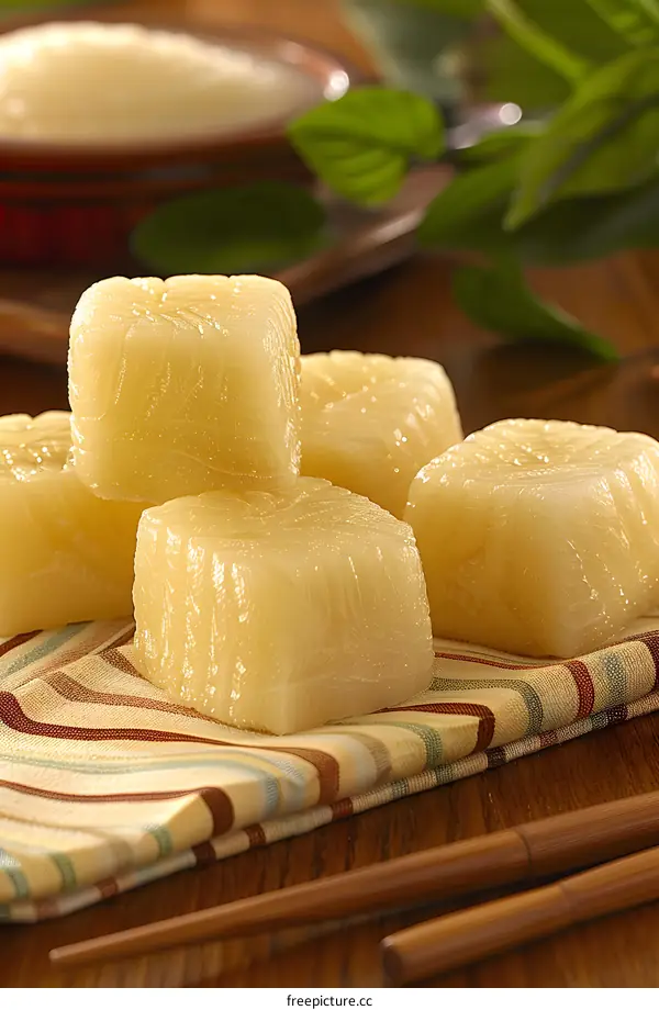 Traditional Chinese New Year Turnip Cake