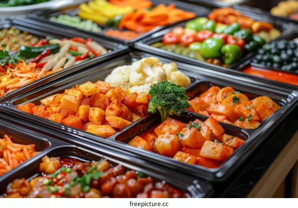 Various Korean side dishes