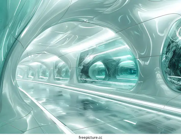Futuristic Tunnel Interior Design