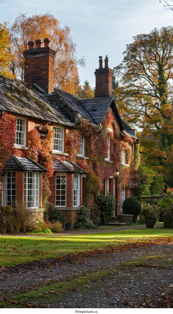 Autumnal Beauty: An English Country House
