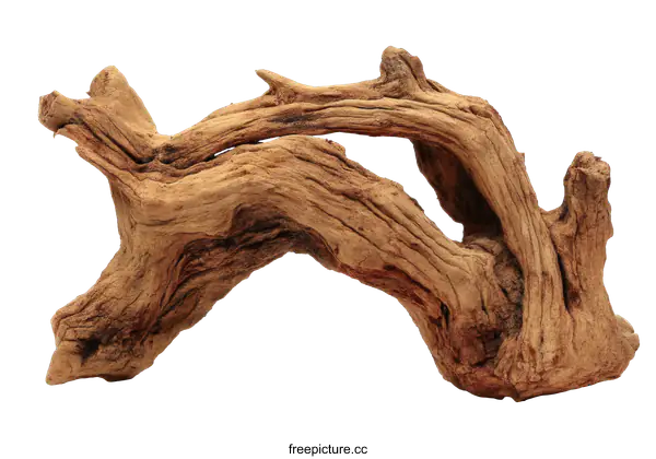 [Transparent Background PNG]Unique Driftwood Piece for Decoration
