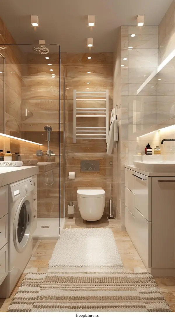 Modern Minimalist Contemporary Bathroom Design