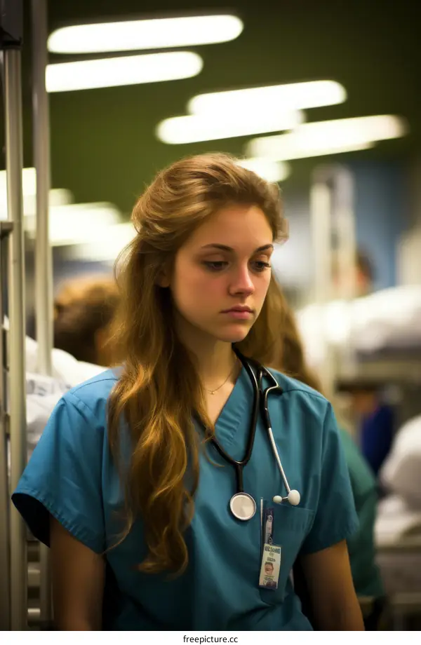 Portrait of a Young Female Doctor