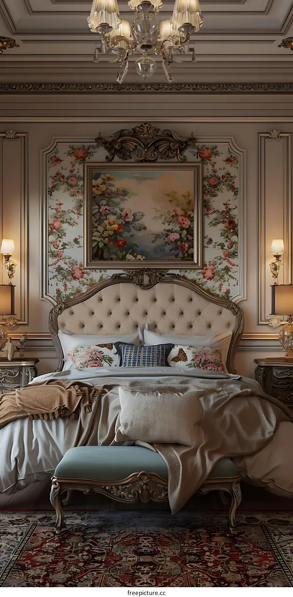 European luxury bedroom