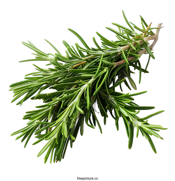 [Transparent Background PNG]Fresh rosemary herb