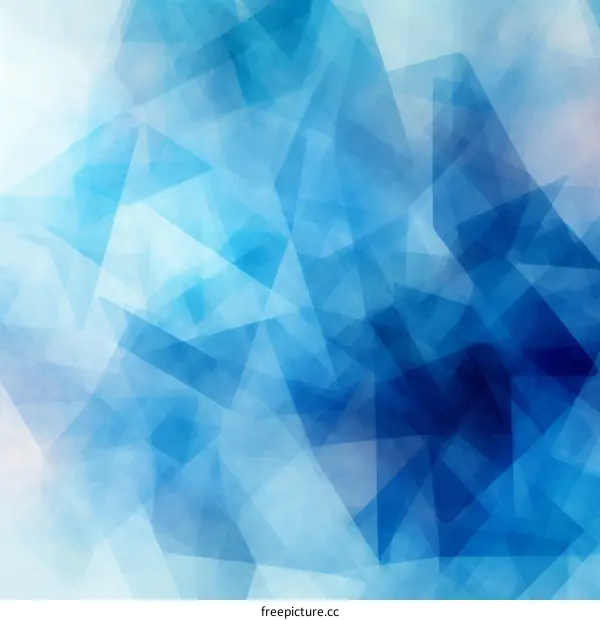 Blue abstract background with a geometric pattern