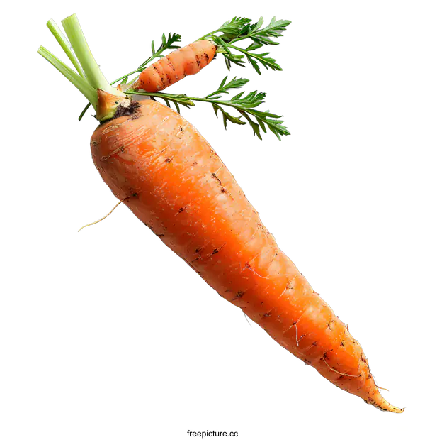 [Transparent Background PNG]Carrots on a white background