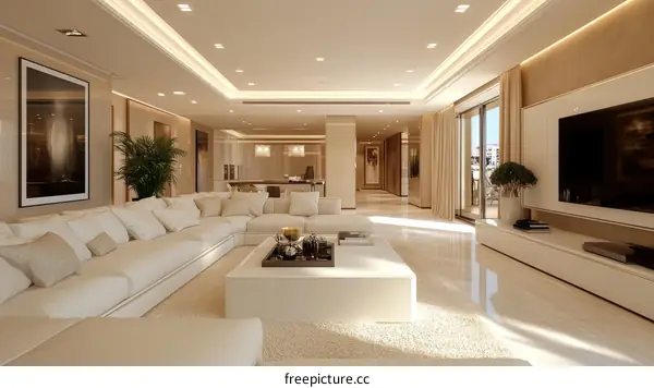 Modern Luxury Living Room Interior Design