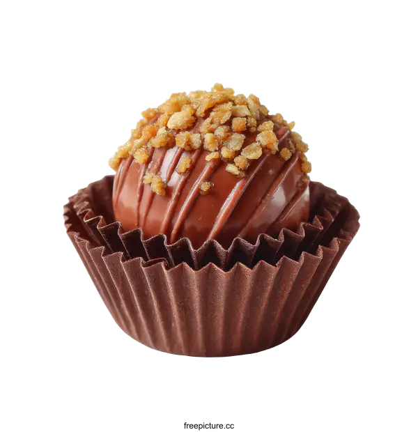 [Transparent Background PNG]Delicious Chocolate Truffle Dessert