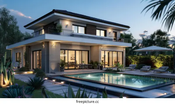 Modern Luxury Villa with Swimming Pool