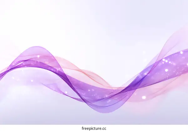 Abstract Purple and Pink Wave Background Design