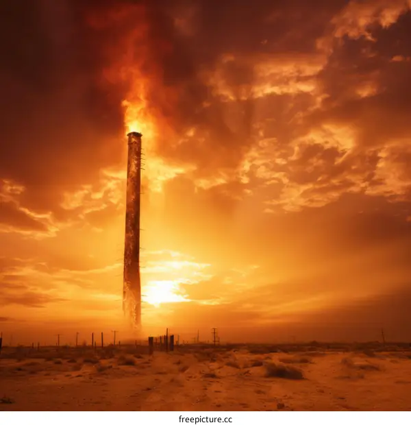 The factory is emitting a lot of smoke into the air