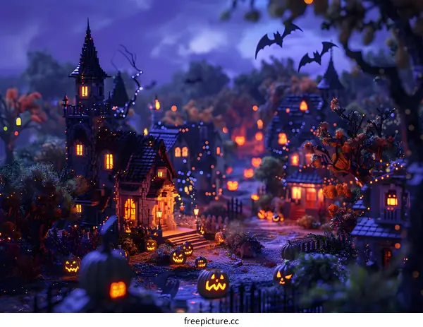 Halloween Pumpkin Town
