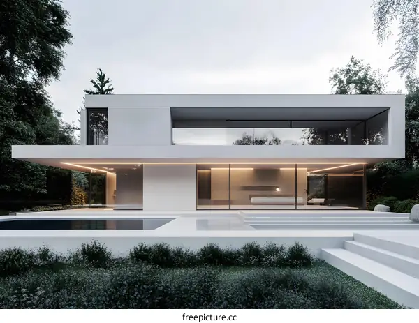 Minimalist Modern House with Swimming Pool