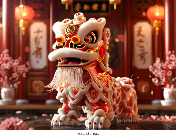 Lion dance